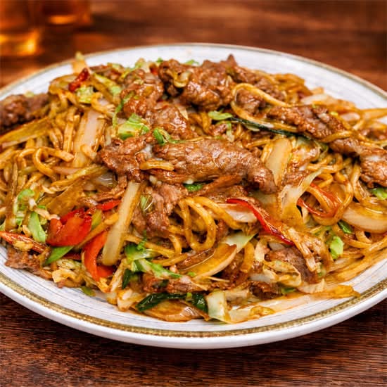 牛肉炒面 Beef Chow Mein